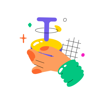 Tether Coin Illustration