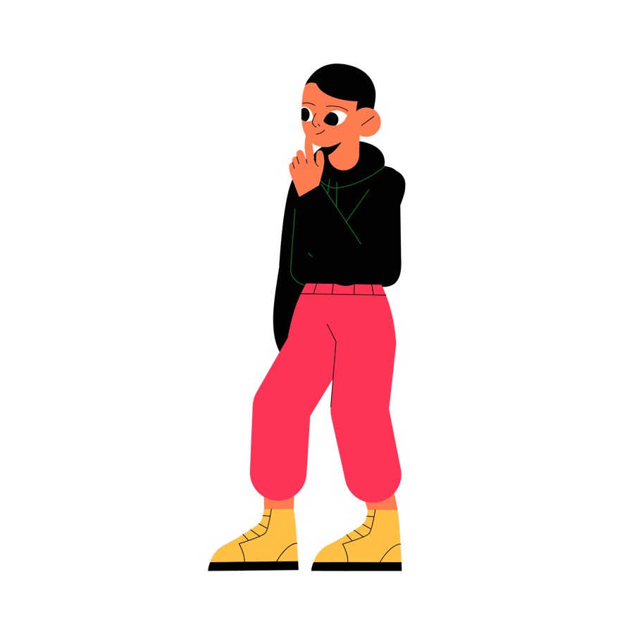 Animated Character Shushing Gesture, Illustrations ft. shush & quiet ...