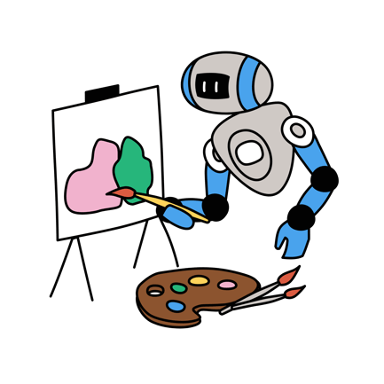 Robot Digital Art