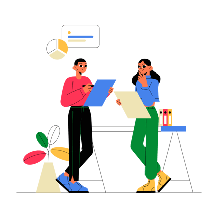 Team Collaboration and Task Sharing Animation