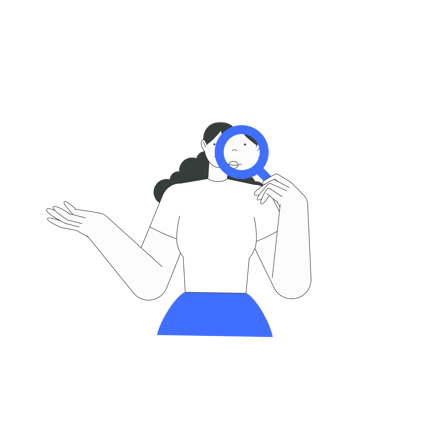 Woman Analyzing Emotions