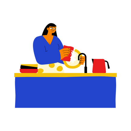 Washing the Dishes