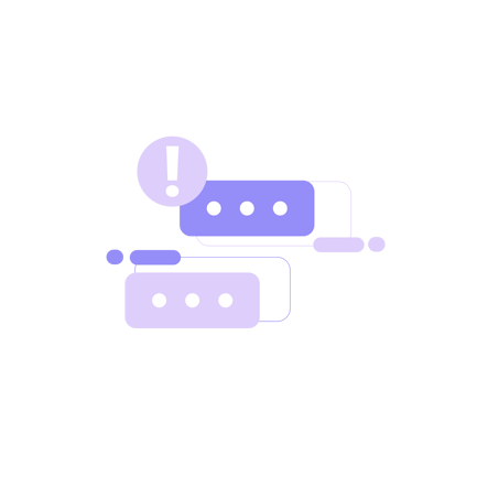 Abbildung der zweifarbigen Warnmeldung