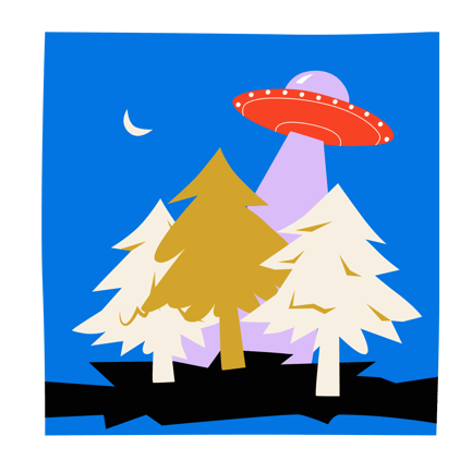UFO Hovering