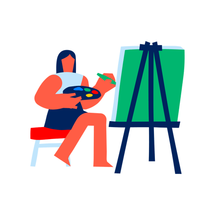 Painter at the Easel