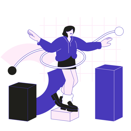 Woman Working With Financial Analytics