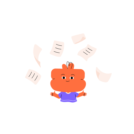 Page Not Found Error with Confused Character Animation