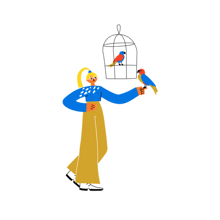 Cuidado de aves