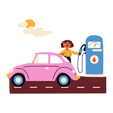 Estación de carga de automóviles