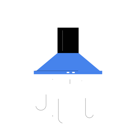 Animated Cooker Hood Illustration