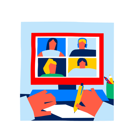 Online Team Meeting