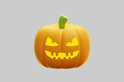 Aperçu: Citrouille Jack-o'-Lantern 3D pour Halloween