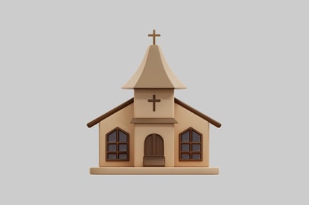 Preview: 3D Christian Church Building