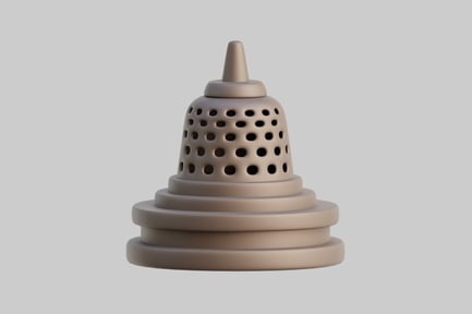 Preview: 3D Borobudur Stupa Model