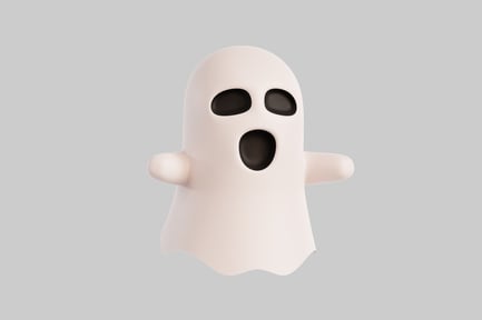 Preview: 3D Ghost For Halloween Decoration