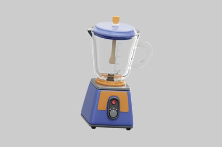 Preview: 3D Stylized Kitchen Blender