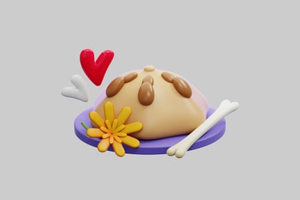 Preview: 3D Pan De Muerto Bread