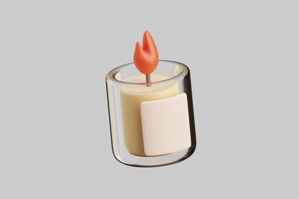 Preview: Cozy Scented Candle In Glass Jar