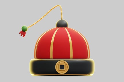 Preview: Traditional 3D Chinese Hat
