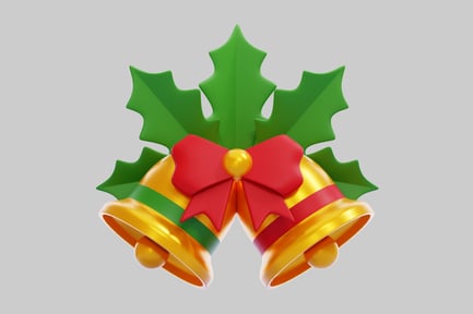Visualização: Sinos de Natal 3D