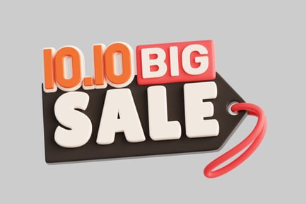 Preview: 10.10 Big Sale 3D Tag