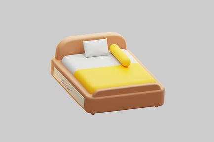 Preview: 3D Modern Single Bed