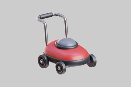 Preview: 3D Lawn Mower Gardening Tool