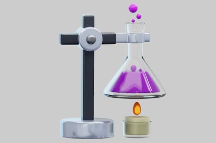 Preview: 3D Laboratory Chemistry Flask Experiment