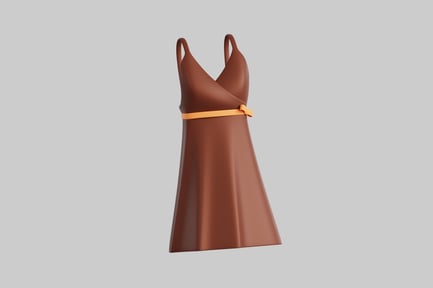 Preview: 3D Brown Summer Dress