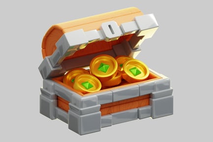 Preview: 3D Stylized Treasure Chest