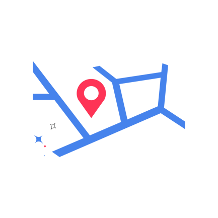 Flat Urban Location Pin Animation