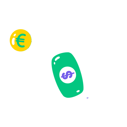 Financial Growth Cartoon Illustration