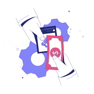 Business to Business Marketing Illustration