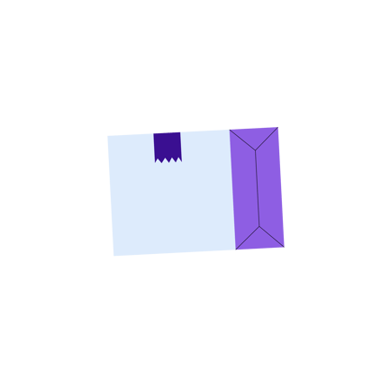 Simple Cardboard Box Illustration