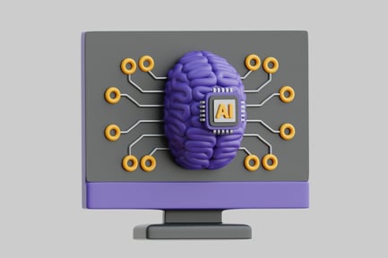 Preview: AI Concept On Computer Monitor