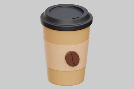 Aperçu: Tasse à café jetable