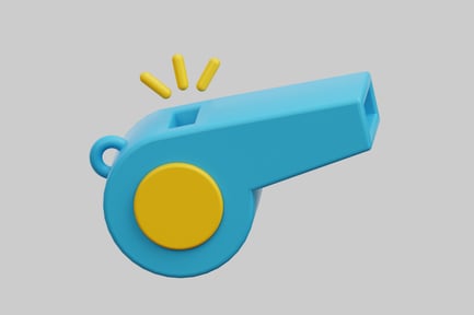 Preview: Blue Sports Whistle