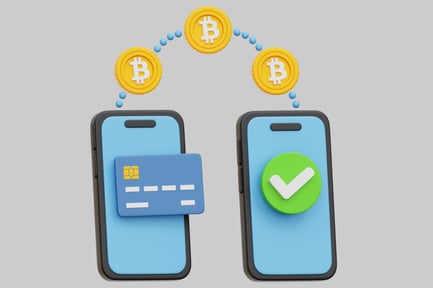 Preview: Mobile Bitcoin Transaction And Cryptocurrency Transfer