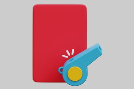 Preview: Referee Red Card And Whistle