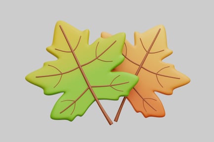Preview: 3D Autumn Maple Leaves