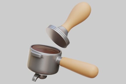 Preview: Coffee Portafilter And Tamper Set