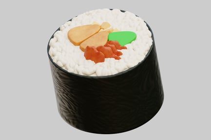 Preview: Stylized Maki Sushi Roll
