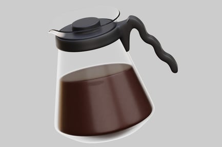 Preview: Modern Glass Coffee Server
