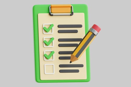 Preview: Checklist Clipboard With Pencil