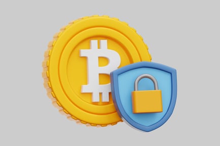 Preview: Bitcoin Security And Protection Concept