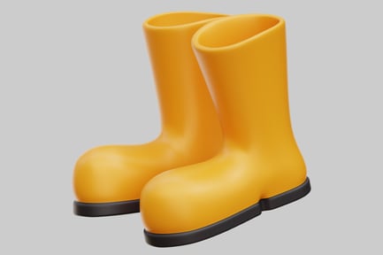 Preview: Yellow Rubber Boots