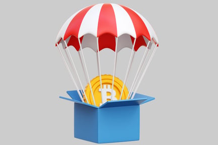 Preview: Bitcoin Crypto Airdrop Concept