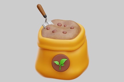 Preview: Gardening Sack With Soil And Fertilizer