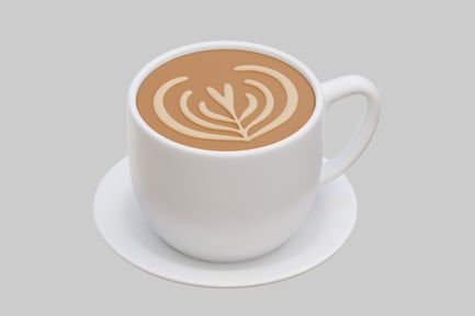 Preview: Coffee Cup With Latte Art
