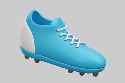 Preview: Blue And White Football Boot
